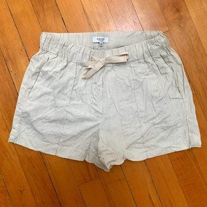 Aritzia (Babaton) Linen Blend Drawstring Shorts